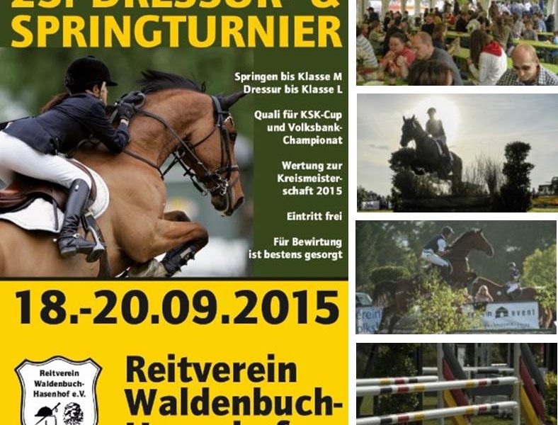 24. Waldenbucher Dressur- und Springturnier